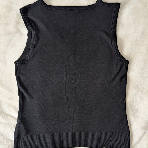 3/$30 Basic v-neck knit vest - Picture 3 of 4